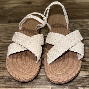 Braided Criss Cross Sandal
